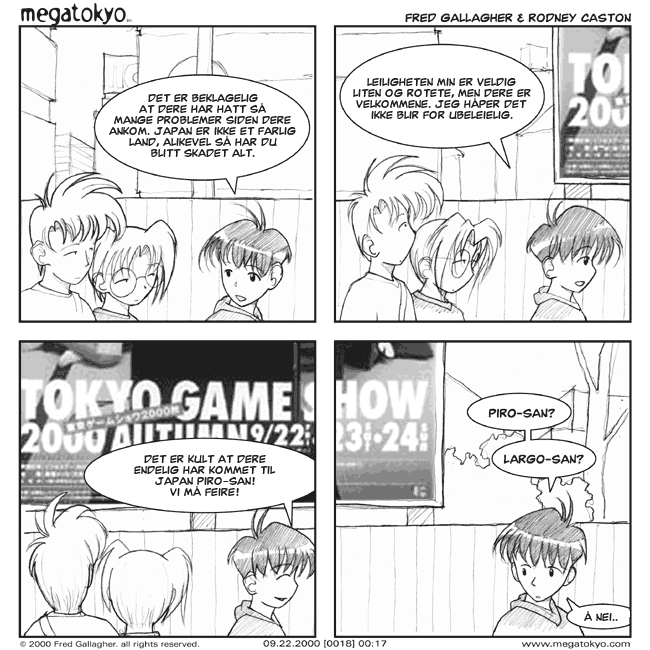 strip #18: Tokyo spill show