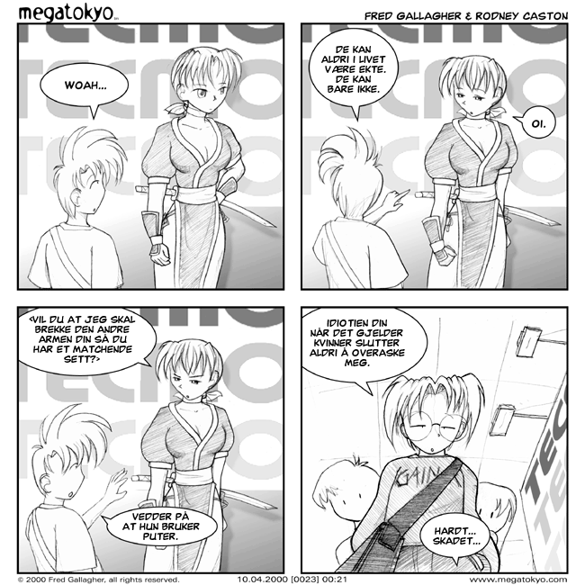 strip #23: Abunai Standbabe