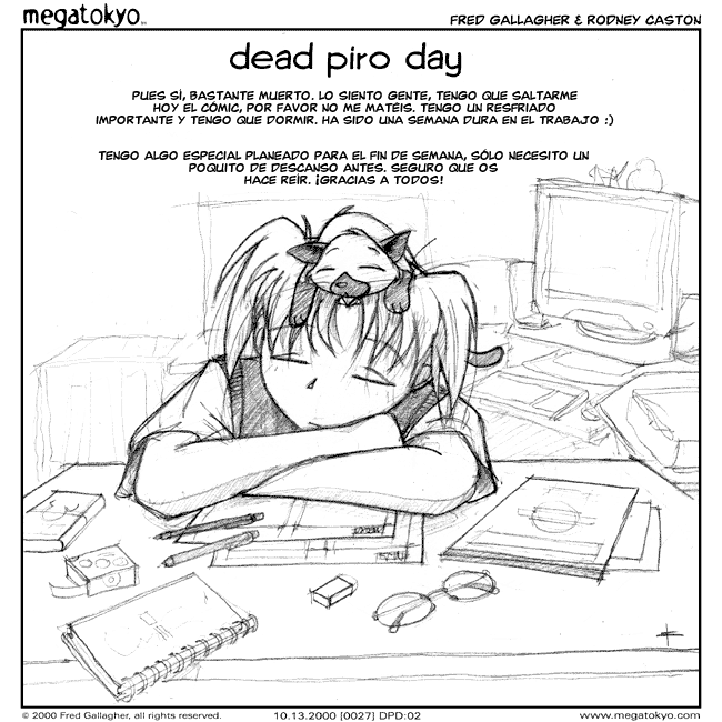 Tira #27: RIP, Dead Piro Day