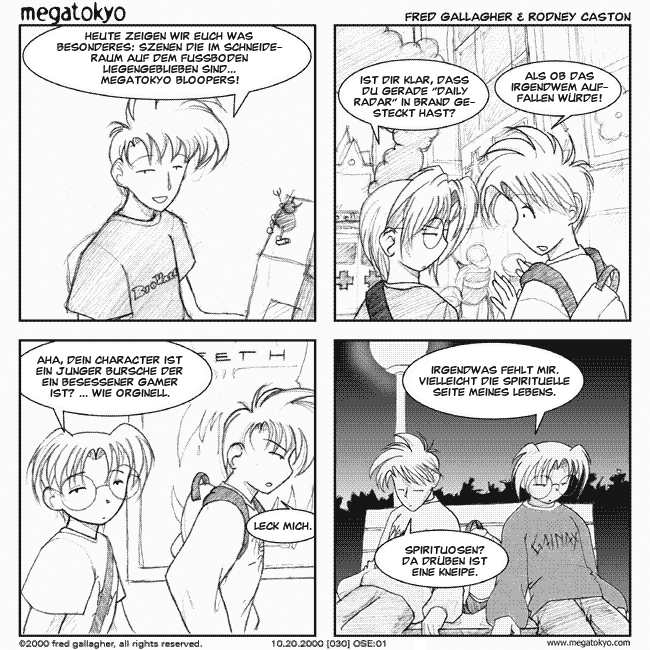 Strip #30: Bloopers