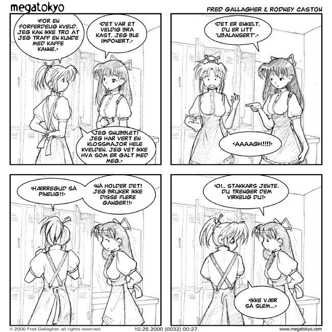 strip #32: Justeringer