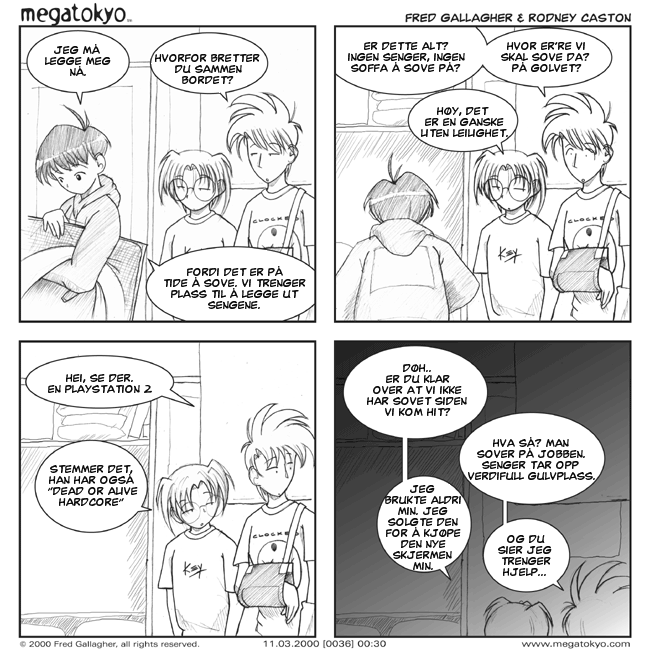 strip #36: Legge ut senga