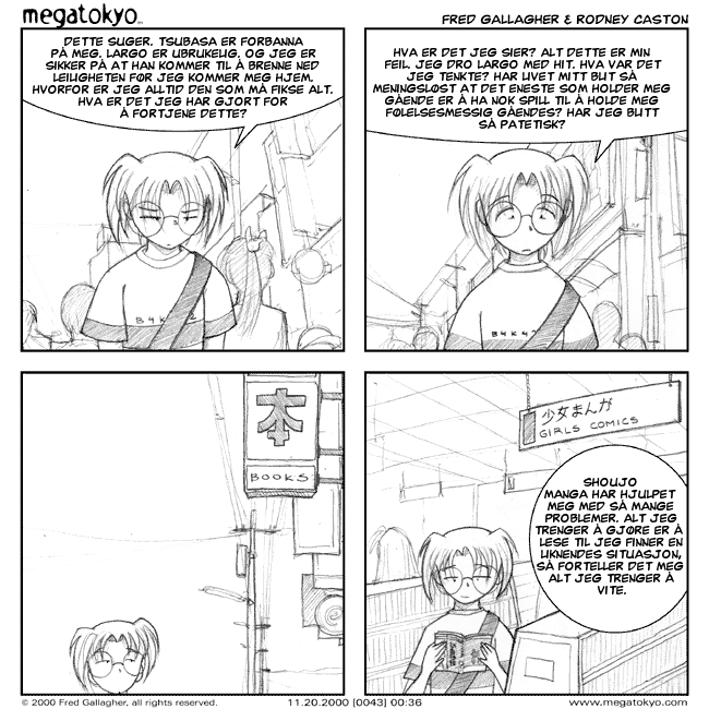 strip #43: Shoujo Manga: Veiledning til livet