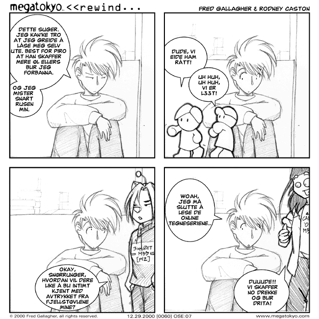 strip #60: Online tegneserierserier