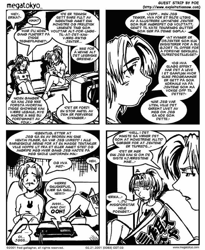 strip #83: Gjeste stripe: Exploitation Now