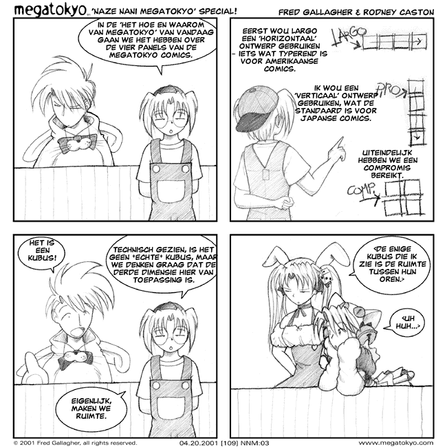 strip #109: NAZENANI: 4 panel formaat