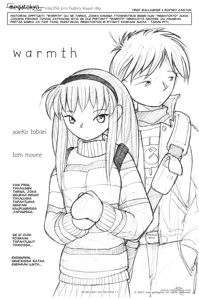 sivu #178: 'warmth' - Ei MT'tä tänään