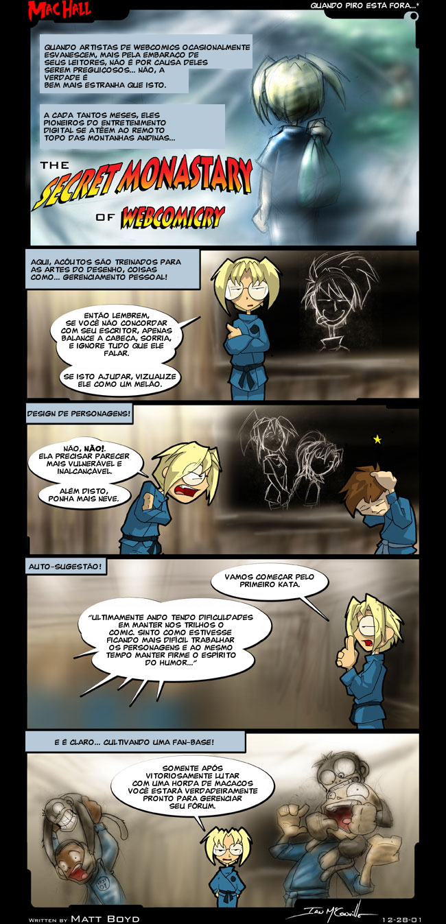 tira #209: GS: The Secret Monestary of Webcomicry