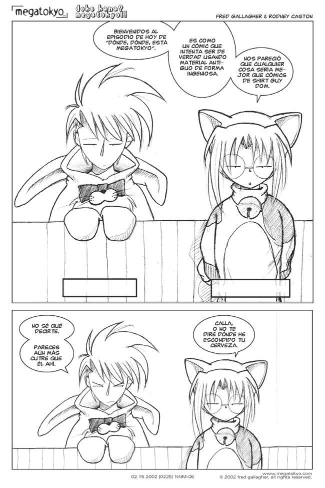 Tira #225: Doko Kana Megatokyo!