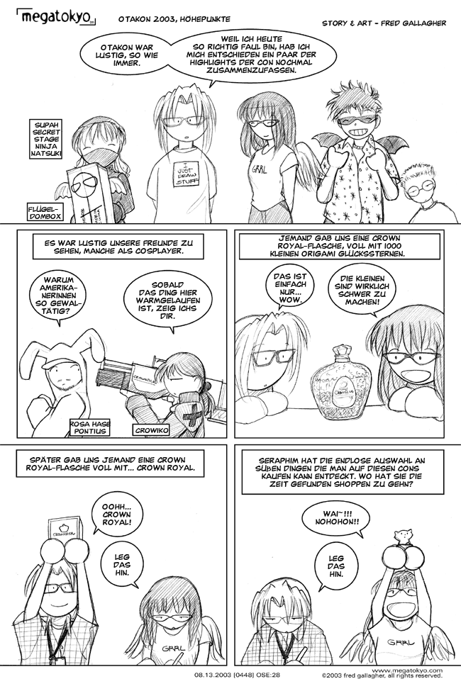 Strip #448: Höhepunkte der Otakon 2003