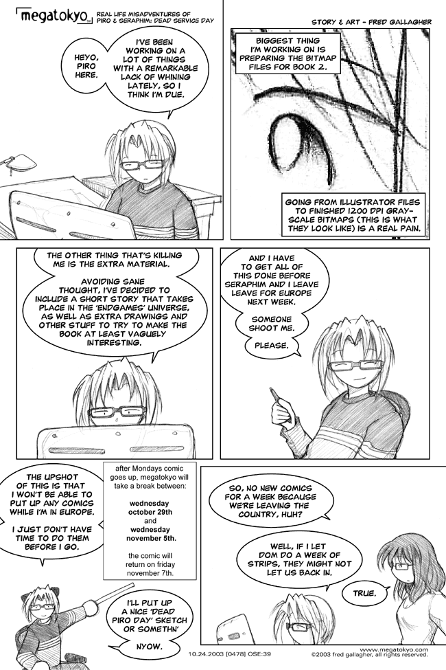 strip #478: RL Adv. of Piro & Seraphim - dead service day