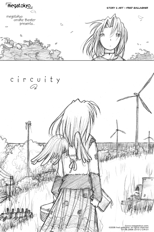 Strip #731: Megatokyo Omake Theater: Circuity